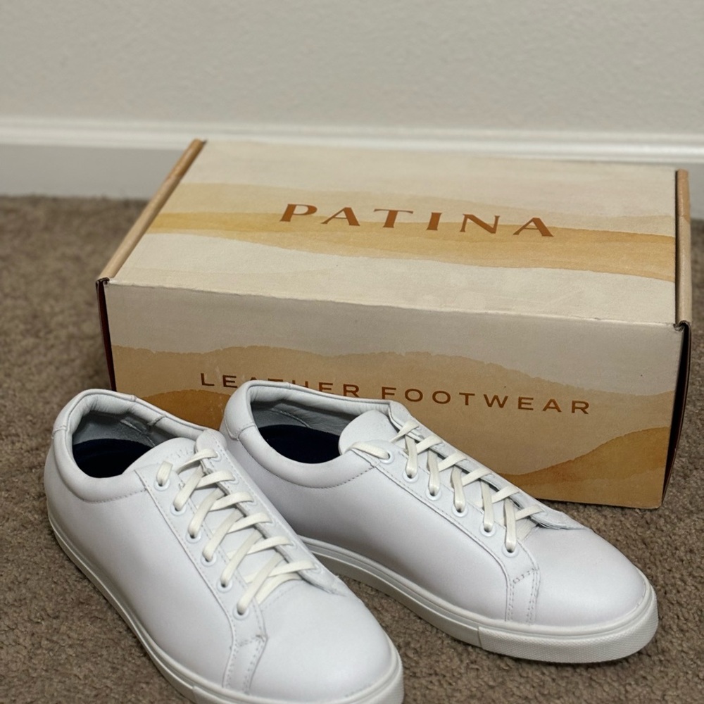 BNWB Men Portland Leather low top sneaker 7.5